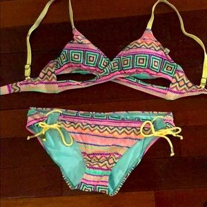 Neon beach bikini